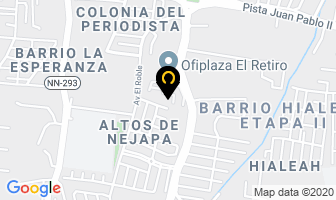 Mapa de Credifactor en Managua