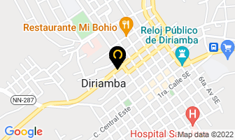 Mapa de De La Tierra Al Cielo. en Diriamba
