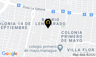 Mapa de Decoraciones Plusma en Managua