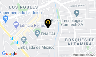 Mapa de Desarrollos 1 2 3 S.a. en Managua