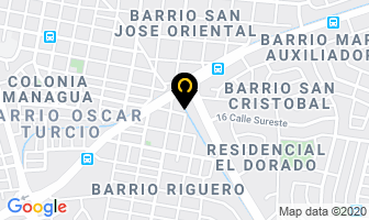 Mapa de Despacho Juridico Mendieta en Managua