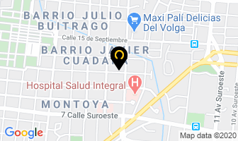 Mapa de Diproin en Managua