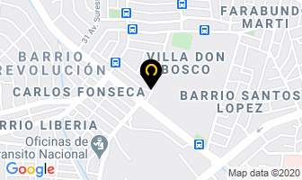 Mapa de Disco Movil Los Juniors en Managua