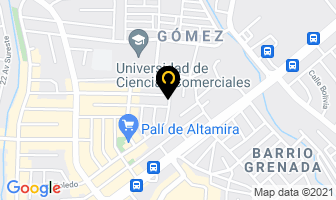 Mapa de Distnica en Managua