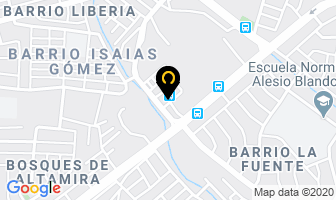 Mapa de Distribuidora Mega en Managua