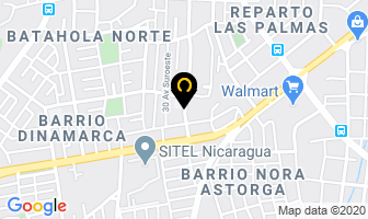 Mapa de Dr. Fletcher Gurdian R. en Managua