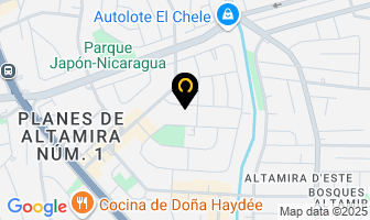 Mapa de Dr Francisco Midence Arguello en Managua