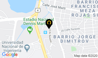 Mapa de Dra. Natalia Perez Castillo en Managua