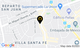 Mapa de El Coche Cafe en Managua