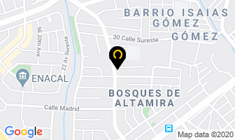 Mapa de Eleganza en Managua