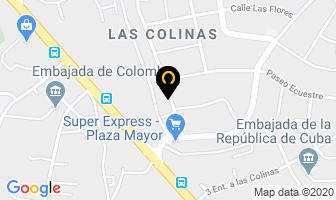 Mapa de Embajada De Colombia en Managua