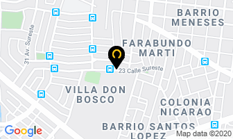 Mapa de Envios El Halcon en Managua