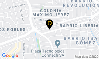 Mapa de Euroingenieria en Managua