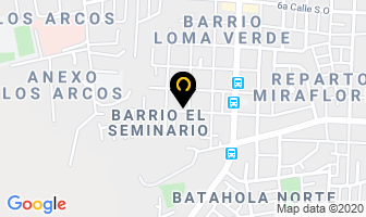 Mapa de Exalum en Managua