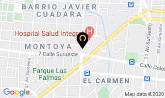 Mapa de Fantasy Club en Managua
