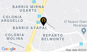 Mapa de Farmacia Belmonte en Managua