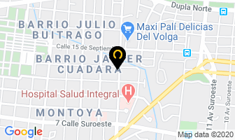 Mapa de Farmacia Integral en Managua