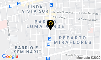 Mapa de Farma.com en Managua