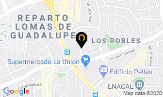 Mapa de Fast Pizza en Managua