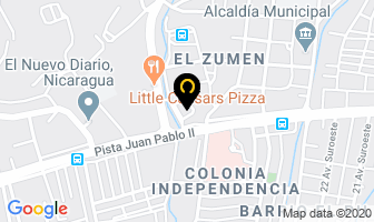 Mapa de Ferreteria Bendicion De Dios en Managua