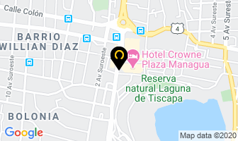 Mapa de Fiesta Casino en Managua