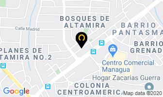 Mapa de Figuras Dance Studio en Managua