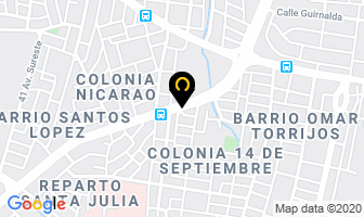 Mapa de Funeraria Bonilla en Managua