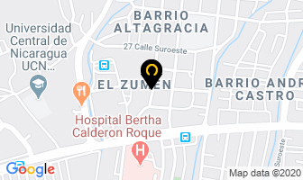 Mapa de Funeraria La Paz en Managua