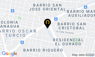 Mapa de Funeraria Oriental en Managua
