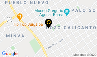 Mapa de Hardnica en Juigalpa