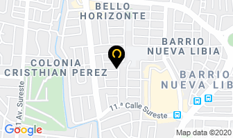 Mapa de Hecho A Mano en Managua