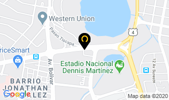 Mapa de Hertz en Managua