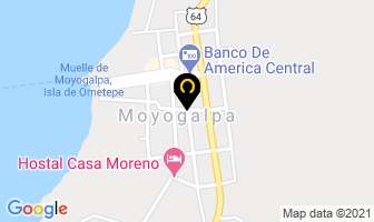 Mapa de Hospedaje Central en Moyogalpa