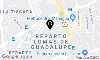 Mapa de Hostal Casa Paiz en Managua