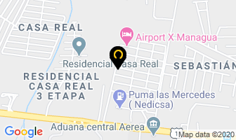 Mapa de Hostal Glorias Bar en Managua