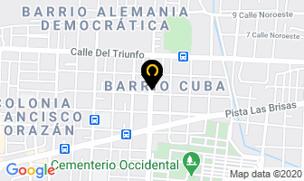 Mapa de Hostal La Amistad en Managua