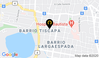 Mapa de Hostal La Casa en Managua