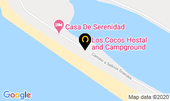 Mapa de Hostal Los Cocos Surf School en León
