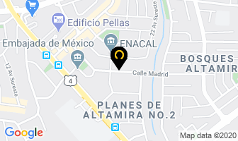 Mapa de Hostal San Agustin en Managua