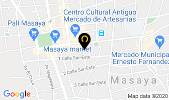 Mapa de Hostal Santa Maria en Masaya