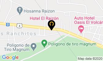 Mapa de Hotel El Raizon en Los Ranchitos
