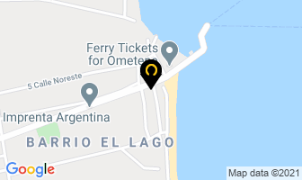 Mapa de Hotel Hamacas en San Jorge