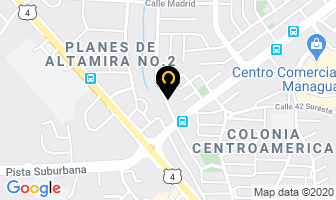 Mapa de Hotel Internacional en Managua