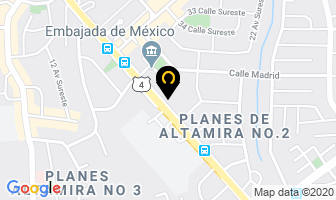 Mapa de Hotel Kings Palace en Managua