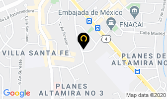 Mapa de Hotel Le Chateau en Managua