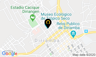 Mapa de Hotel Mi Bohio en Diriamba