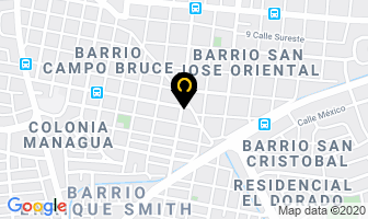 Mapa de Imexa en Managua
