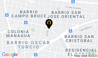 Mapa de Imprenta Guadalupe en Managua