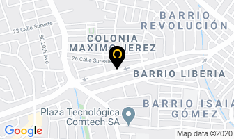 Mapa de Imprenta Orbe en Managua
