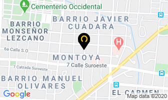 Mapa de Impresiones Arca, S.a. en Managua